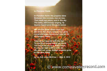 The story behind In Flanders Fields - Comox Valley Record