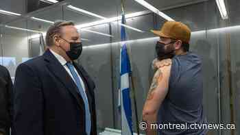Québec Premier Francois Legault meets super fan who got his face tattooed on his arm - CTV News Montreal
