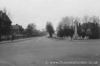 The war memorial erected 100 years ago in Chingford East London