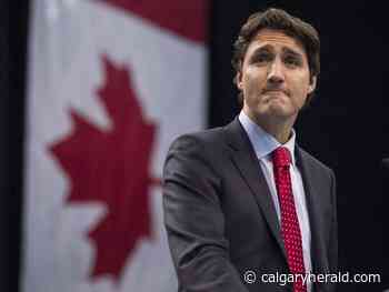 Nelson: Canadian flag just another handy prop for our thespian prime minister - Calgary Herald