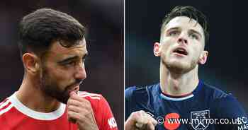 Declan Rice tipped to make Man Utd transfer decision based on Bruno Fernandes - The Mirror