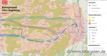 Bahnstrecke Augsburg-Ulm: Interaktive Karte zeigt Trassen - IMSÜDEN