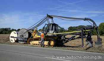 Stromkabel wird verlegt - Breisach - Badische Zeitung - Badische Zeitung