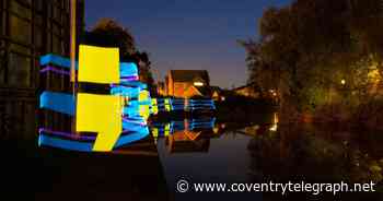 Amazing lights on display along Coventry canal for Random String Festival - Coventry Live
