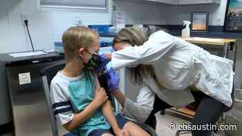 Austin pharmacy receives Pfizer vaccine for kids, pharmacist vaccinates 8-year-old son - KEYE TV CBS Austin