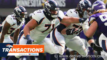 Broncos place G Austin Schlottmann on Reserve/COVID-19 list - DenverBroncos.com