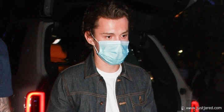 Tom Holland Makes A Lowkey Arrival For The Lakers Basketball Game