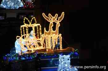 Eerste verlichte tractorparade in groot-Merchtem - Persinfo.org