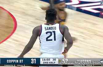 Adama Sanogo led UConn with 20 points in second game of the season
