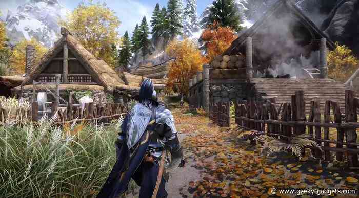 New Skyrim 10 Year Anniversary game enhanced with 1,300 mods looks amazing