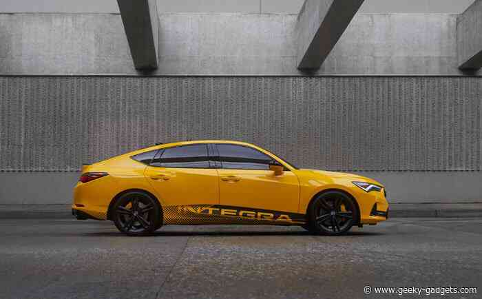 2023 Acura Integra prototype is an affordable four-door sporty car