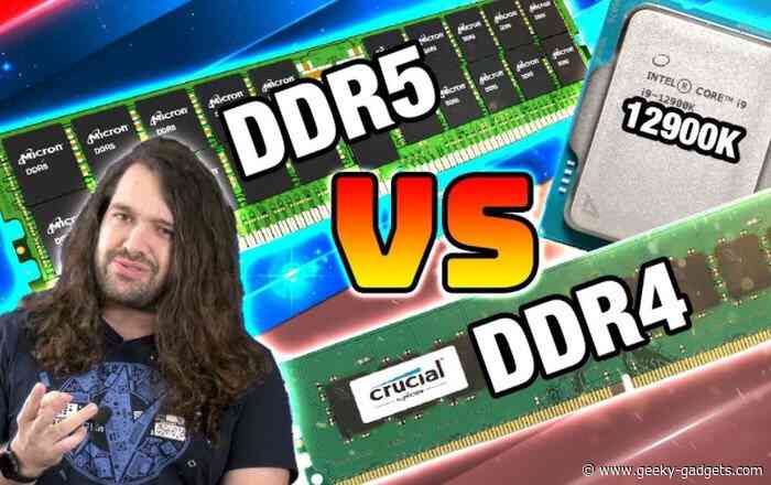 DDR5 vs DDR4 performance benchmarks with Intel i9-12900K