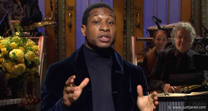 Jonathan Majors Jokes About Idris Elba's Good Looks in 'Saturday Night Live' Monologue - Watch!