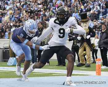 WRs Perry, Roberson rise to FBS elite for No. 13 Wake Forest - Toronto Star