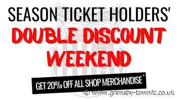 Annual Double Discount Weekend Begins Saturday - News - Official Grimsby Town Website