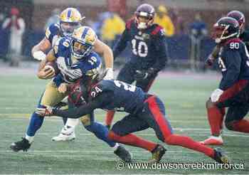 Harris throws three TDs, Alouettes down Blue Bombers 28-14 - Dawson Creek Mirror