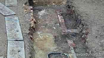 Arras : des vestiges archéologiques découverts dans la cour du lycée Baudimont - La Voix du Nord