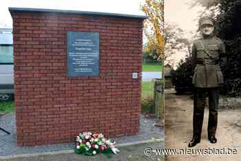 Eerbetoon aan verzetsheld Pierre-Franz De Coene