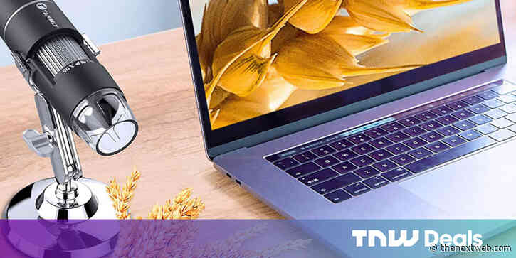 This digital microscope streams the miniature world to your device, now at a special pre-Black Friday price