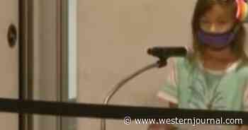 8-Year-Old Girl with 38 Mask-Related Suspensions Appears at School Board Meeting, Gets Roaring Applause for Her Defiant Speech