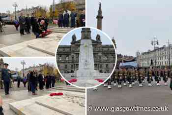 Remembrance Sunday: Lord Provost of Glasgow Philip Braat pays tribute to veterans in moving George Square ceremony - Glasgow Times