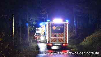 Blaulicht - Verlassenes Unfallauto sorgt bei Schiltach für Großeinsatz - Schwarzwälder Bote