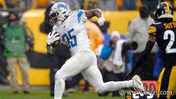 Lions' Godwin Igwebuike, Jermar Jefferson run through Steelers for long TDs