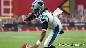 Cam produces TDs on 1st 2 plays for Panthers
