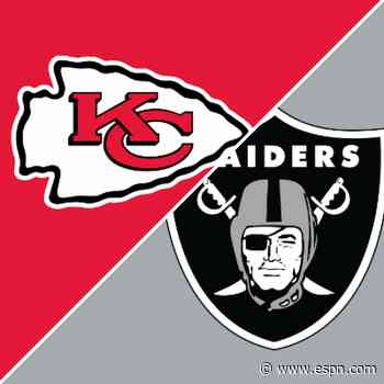 Follow live: AFC rivals tango as Carr, Raiders host Chiefs