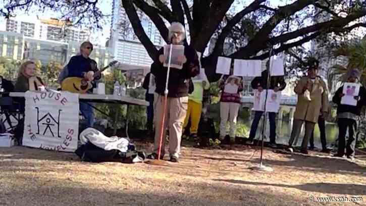 Memorial held for people experiencing homelessness in Austin who have died the past year