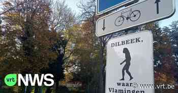Spotbord "Waar Vlamingen thuis zijn" zorgt voor weinig reactie in Dilbeek. - VRT NWS