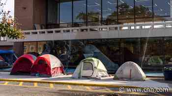 Howard students live in tents to avoid the mold, roach and mice infestation in their dorms