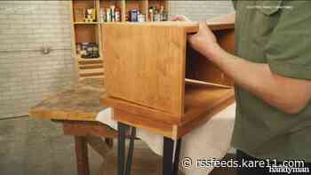 Family Handyman home upgrade projects: DIY faux beams & entryway storage