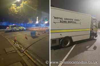 Dartford roads closed as bomb disposal unit works on package