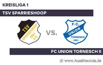 TSV Sparrieshoop: Kräftemessen mit Union Tornesch II - fussifreunde.de