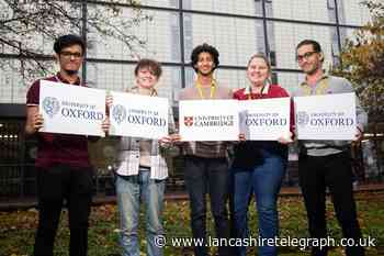 Five teens from Blackburn College sixth form centre have sights set on Oxbridge