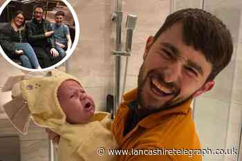 Pete Sandiford shared banter with a Chuckle Brother in baby name reveal