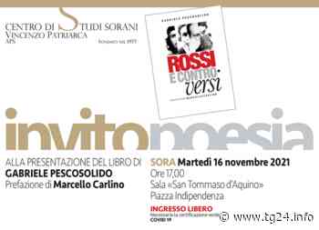 Sora – Rossi e Contro Versi, presentazione del libro di Gabriele Pescosolido - TG24.info