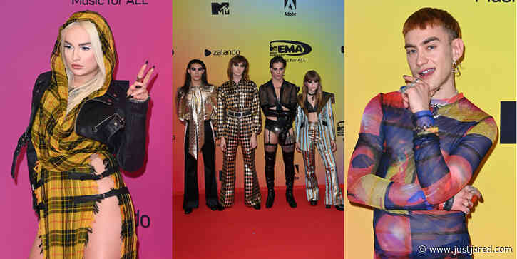 Kim Petras, Olly Alexander, Maneskin & More Hit the Red Carpet at MTV EMAs 2021!