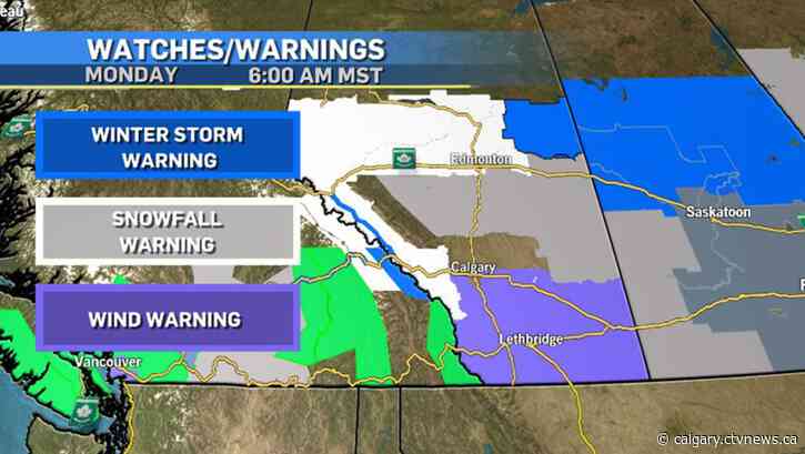 Snow this morning, wind this afternoon for Calgary