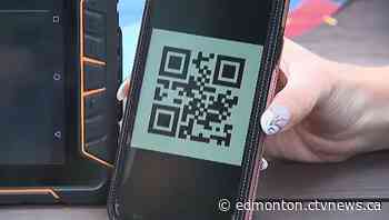 Alberta now requires vaccine record with QR code for its passport program