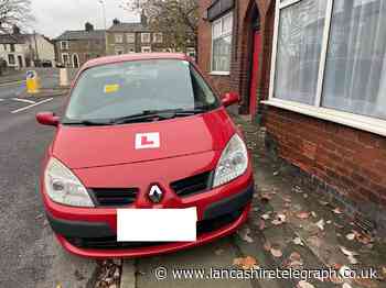 Learner driver slapped with fine for obstructing pavement with inconsiderate parking