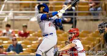 Arizona Fall League: Mesa Solar Sox Nelson Velazquez Caleb Kilian - Bleed Cubbie Blue