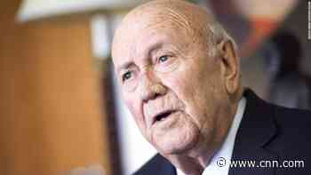 FW de Klerk, South Africa's last apartheid leader who freed Nelson Mandela, dies at 85 - CNN