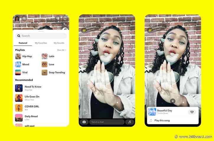 Snapchat Strikes New Deal With Sony Music Entertainment