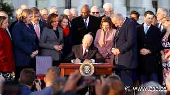 Joe Biden signs $1 trillion US infrastructure bill