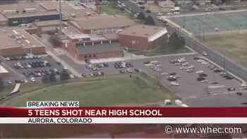 5 teens hospitalized after shooting near Denver area school