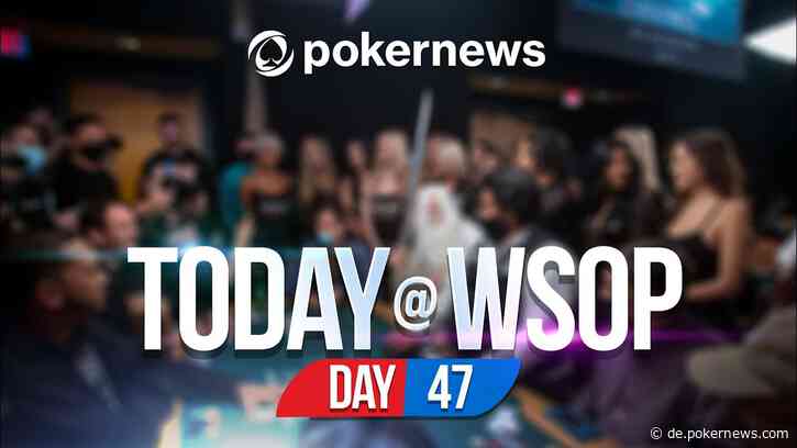 WSOP 2021 | MAIN EVENT TO PLAY DOWN TO FINAL TABLE! | Update Day 47