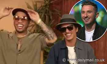 Bruno Mars and Anderson .Paak advise Australian TV host on 'how to last longer in the bedroom' - Daily Mail