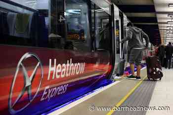 Heathrow cut off from rail and Tube network on Boxing Day - Barrhead News